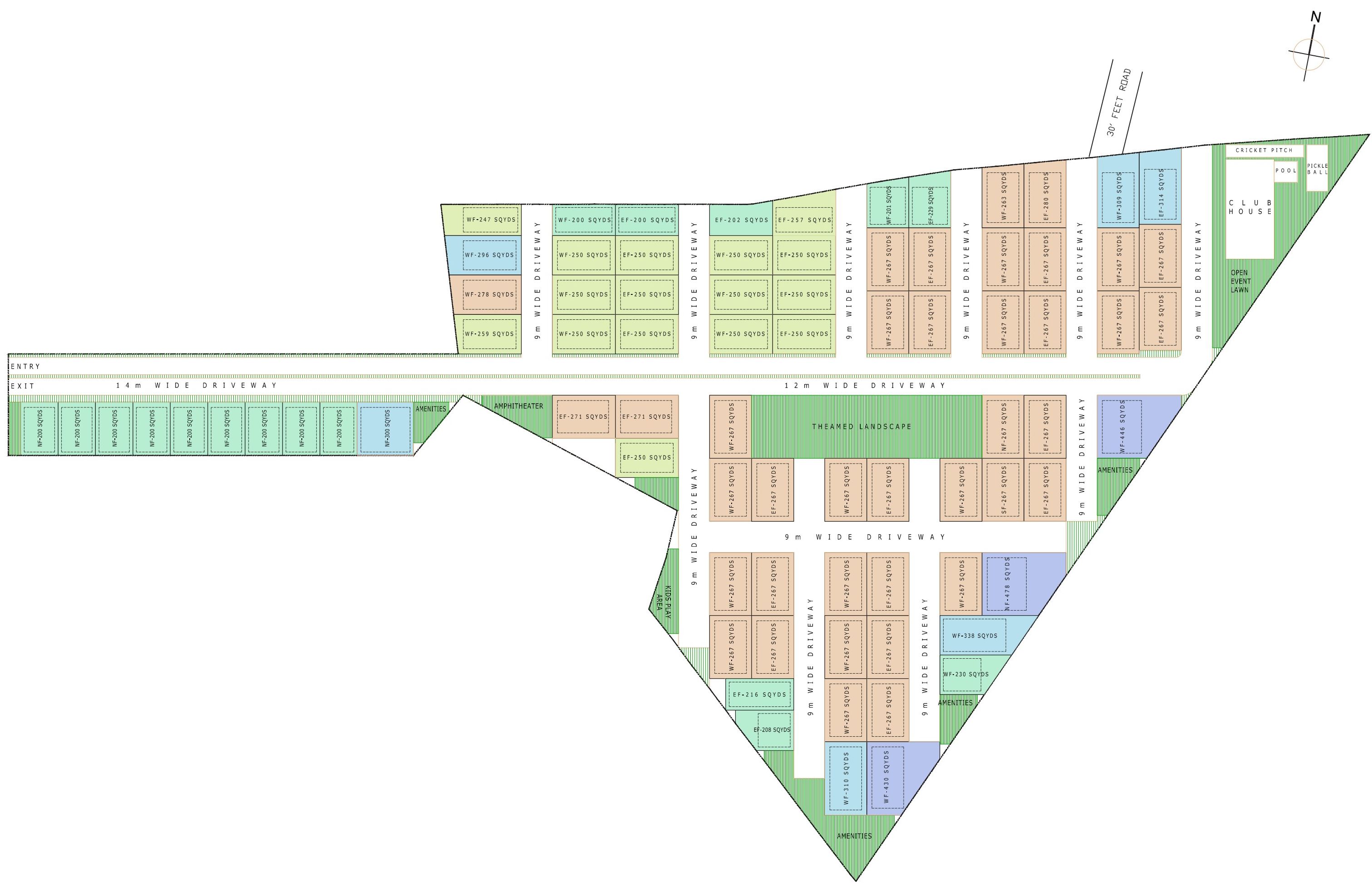 Mansanpalle villa community master plan